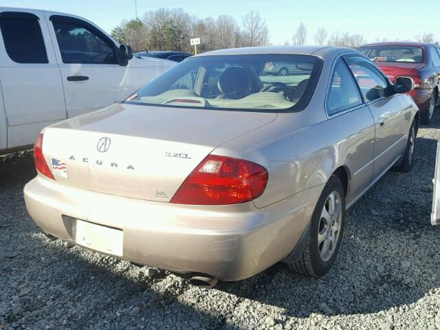 19UYA42401A001301 - 2001 ACURA 3.2CL BEIGE photo 4