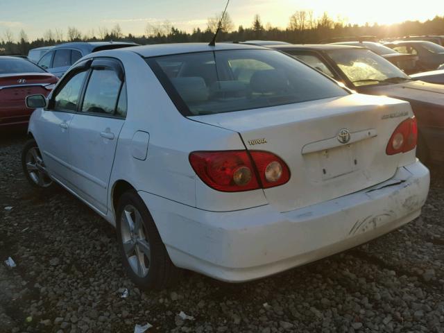 1NXBR32E38Z956520 - 2008 TOYOTA COROLLA CE WHITE photo 3