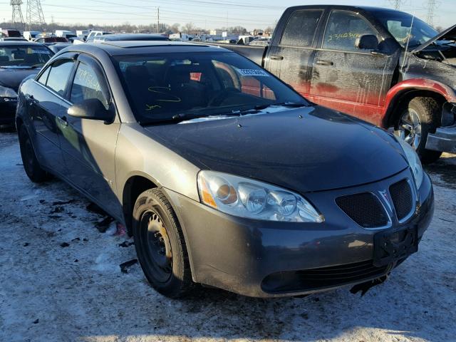 1G2ZF55B164269823 - 2006 PONTIAC G6 SE GRAY photo 1