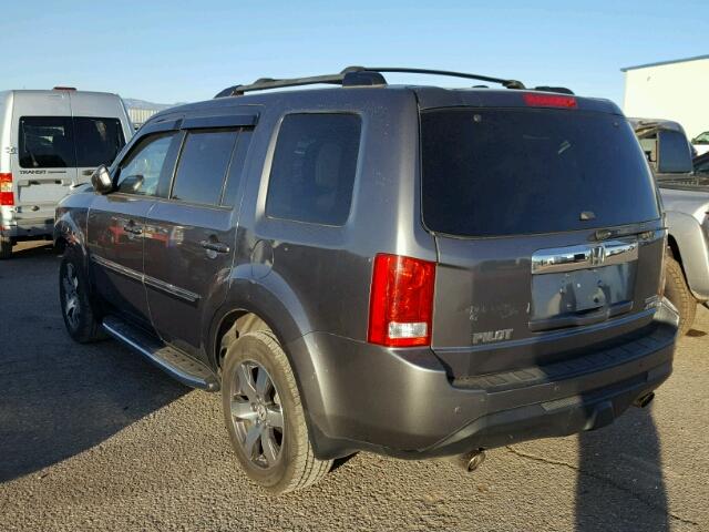 5FNYF4H92CB085733 - 2012 HONDA PILOT TOUR CHARCOAL photo 3