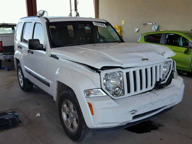 1C4PJLAK6CW135529 - 2012 JEEP LIBERTY SP WHITE photo 1