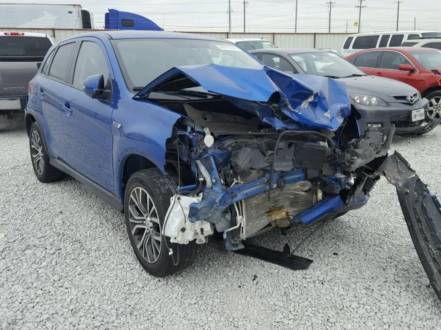 JA4AP3AU4GZ029505 - 2016 MITSUBISHI OUTLANDER BLUE photo 1