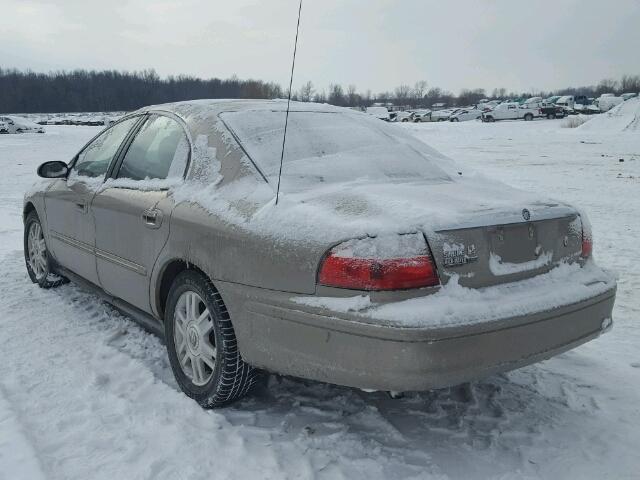 1MEFM55S25A635940 - 2005 MERCURY SABLE LS P BEIGE photo 3