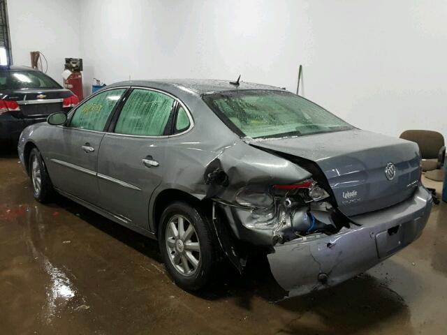 2G4WD582591226128 - 2009 BUICK LACROSSE C SILVER photo 3