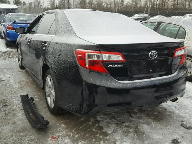 4T1BF1FK7EU444686 - 2014 TOYOTA CAMRY L BLACK photo 3