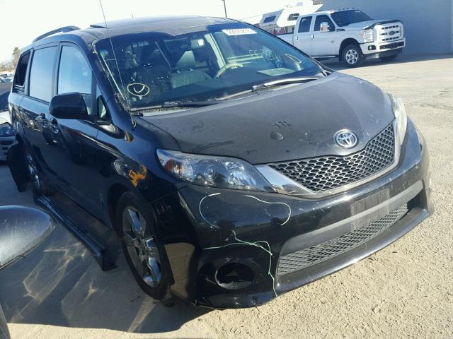 5TDXK3DCXCS182225 - 2012 TOYOTA SIENNA SPO BLACK photo 1