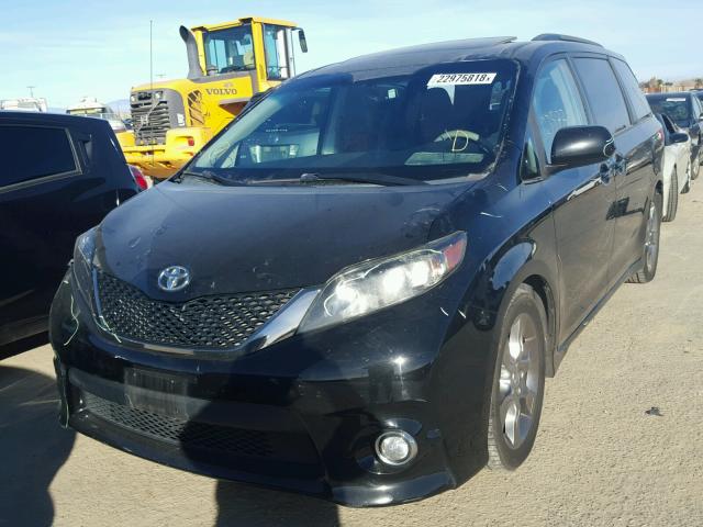 5TDXK3DCXCS182225 - 2012 TOYOTA SIENNA SPO BLACK photo 2