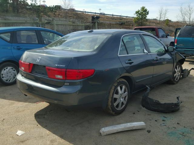 1HGCM66545A050135 - 2005 HONDA ACCORD EX GRAY photo 4