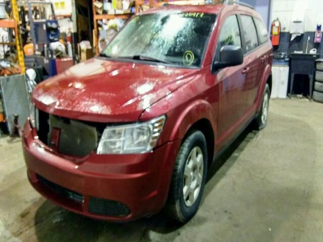 3D4PG4FB6AT255740 - 2010 DODGE JOURNEY SE RED photo 2