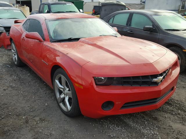 2G1FE1E34C9137031 - 2012 CHEVROLET CAMARO LS RED photo 1