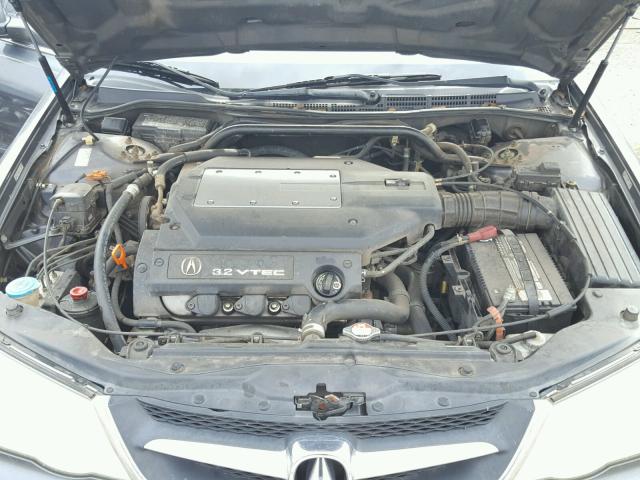 19UUA56642A012416 - 2002 ACURA 3.2TL CHARCOAL photo 7