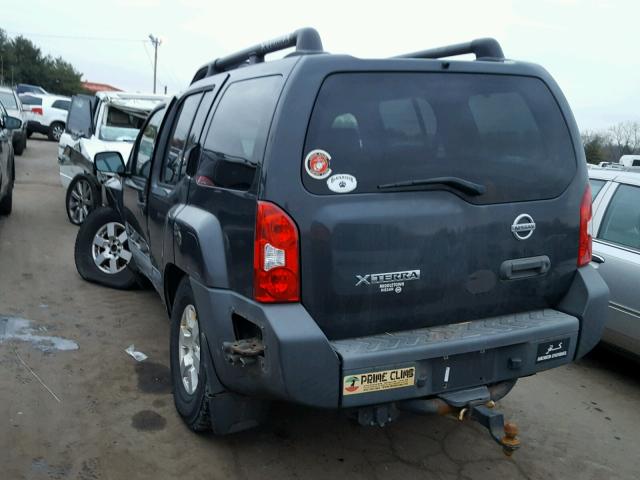 5N1AN08W27C520042 - 2007 NISSAN XTERRA OFF GRAY photo 3