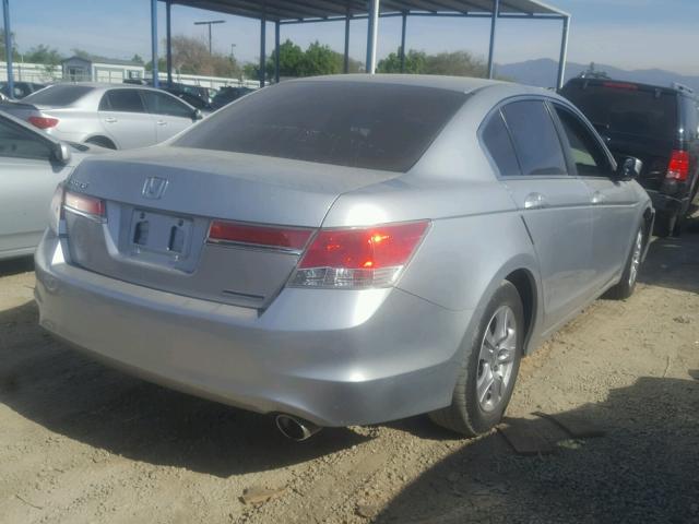 1HGCP2F60CA075507 - 2012 HONDA ACCORD SE SILVER photo 4