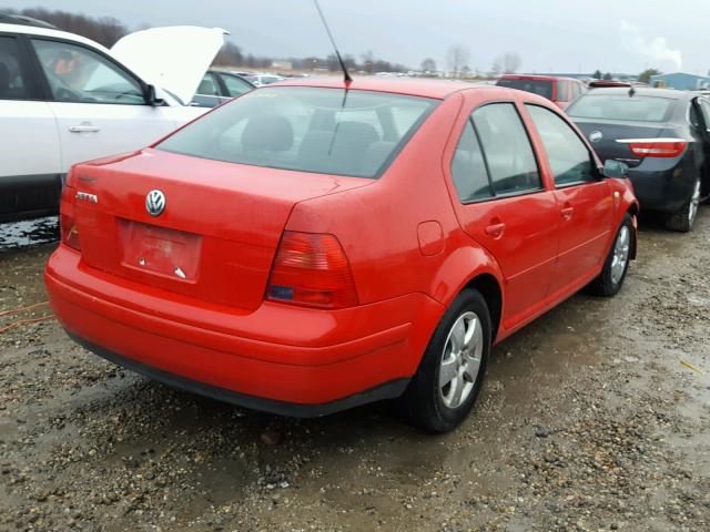 3VWSK69M43M058736 - 2003 VOLKSWAGEN JETTA GLS RED photo 4