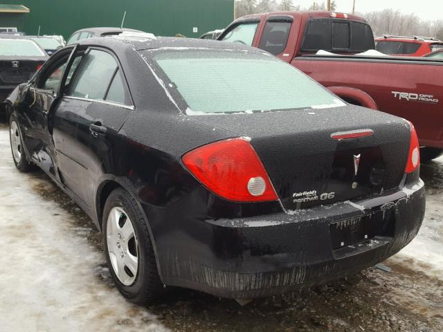 1G2ZF58BX74206006 - 2007 PONTIAC G6 VALUE L BLACK photo 3