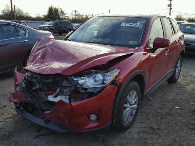 JM3KE4CY0F0493195 - 2015 MAZDA CX-5 TOURI RED photo 2