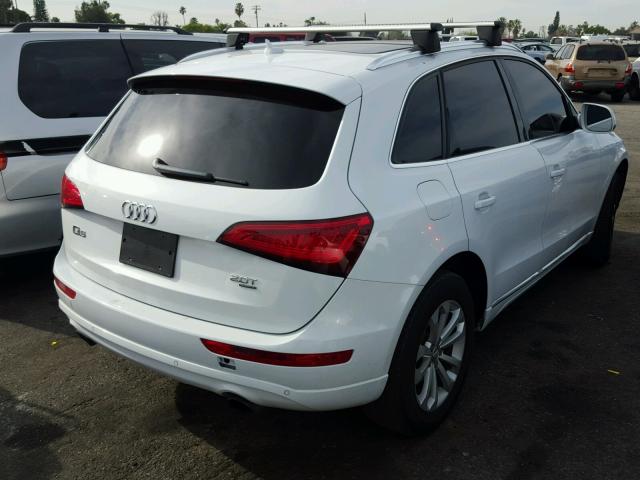 WA1LFAFP3EA105424 - 2014 AUDI Q5 PREMIUM WHITE photo 4