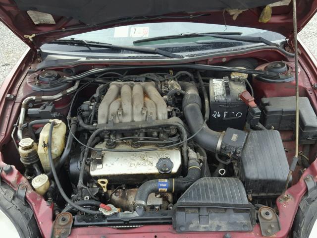 4C3AG52H51E120254 - 2001 CHRYSLER SEBRING LX MAROON photo 7