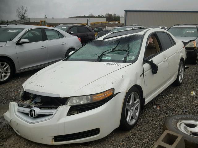 19UUA66266A044499 - 2006 ACURA 3.2TL WHITE photo 2