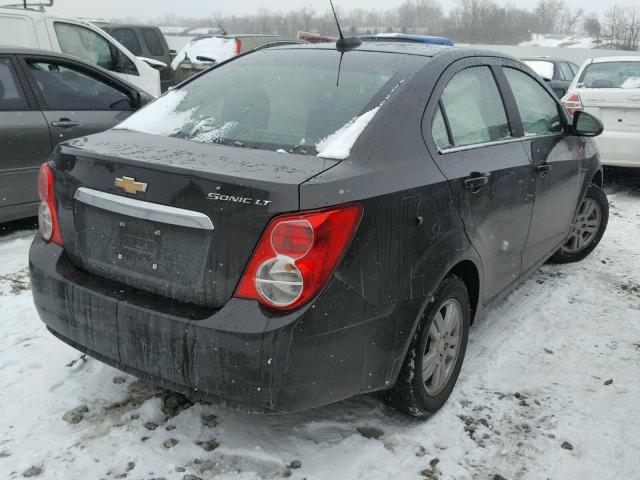 1G1JC5SH3G4169002 - 2016 CHEVROLET SONIC LT BLACK photo 4