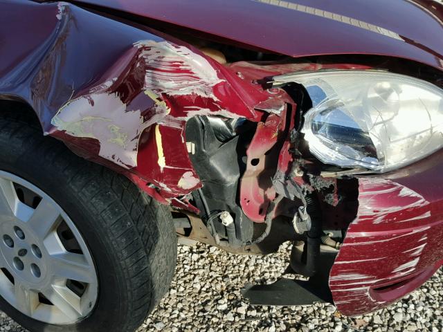 1FAFP53U77A145306 - 2007 FORD TAURUS SE MAROON photo 9