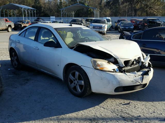 1G2ZH57N984235469 - 2008 PONTIAC G6 GT WHITE photo 1