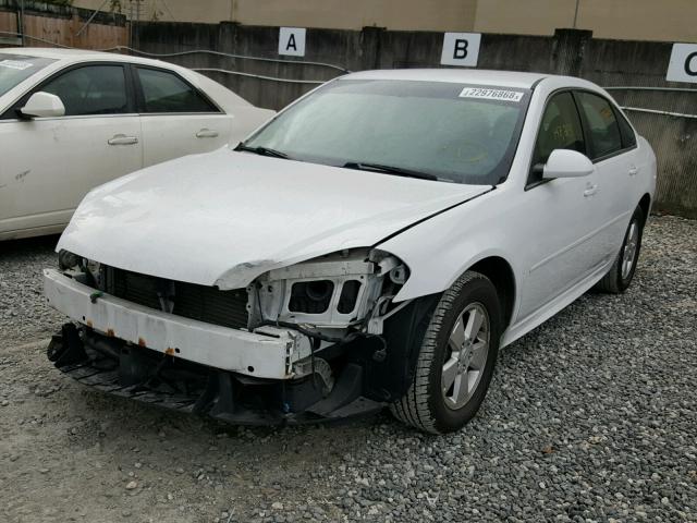 2G1WG5EK6B1113223 - 2011 CHEVROLET IMPALA LT WHITE photo 2