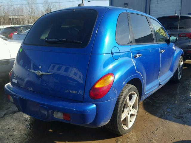 3C8FY78G33T559173 - 2003 CHRYSLER PT CRUISER BLUE photo 4