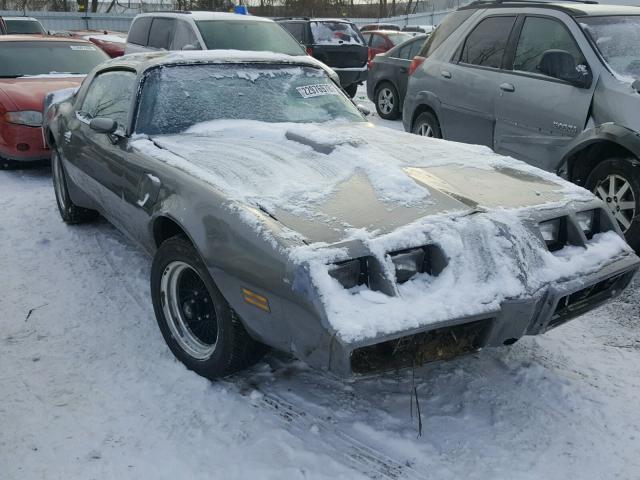 2W87WAL121886 - 1980 PONTIAC TRANSAM GRAY photo 1