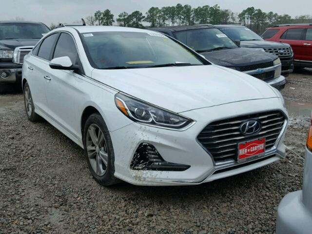 5NPE34AF1JH611554 - 2018 HYUNDAI SONATA SPO WHITE photo 1