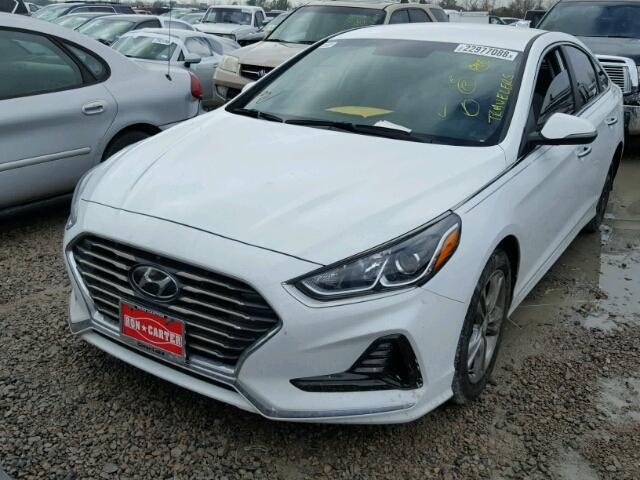 5NPE34AF1JH611554 - 2018 HYUNDAI SONATA SPO WHITE photo 2