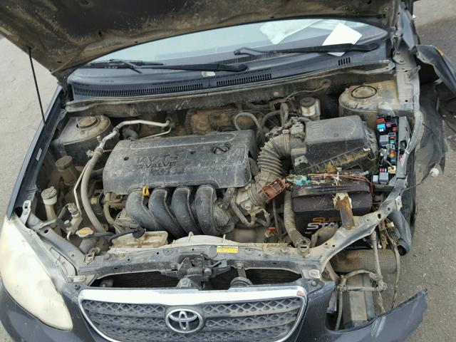 1NXBR32EX8Z025660 - 2008 TOYOTA COROLLA CE BLACK photo 7