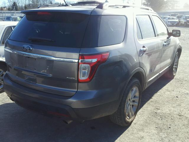 1FMHK8D86CGA14746 - 2012 FORD EXPLORER X GRAY photo 4