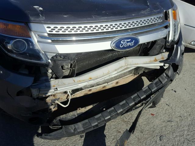 1FMHK8D86CGA14746 - 2012 FORD EXPLORER X GRAY photo 9