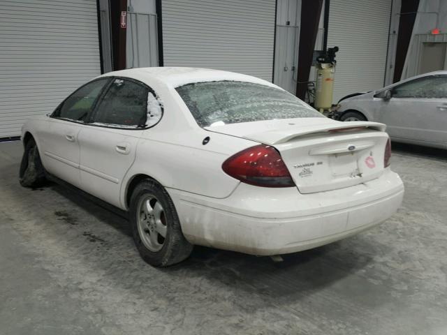 1FAFP53U07A122448 - 2007 FORD TAURUS SE WHITE photo 3