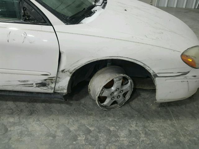 1FAFP53U07A122448 - 2007 FORD TAURUS SE WHITE photo 9