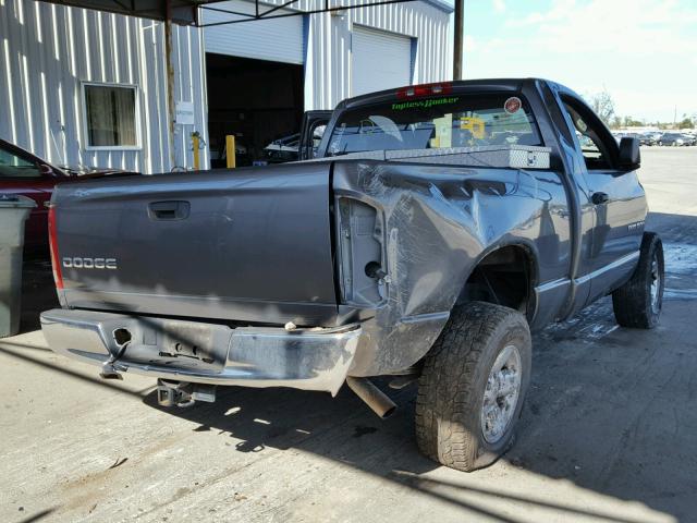 1D7HA16K53J596077 - 2003 DODGE RAM 1500 S GRAY photo 4