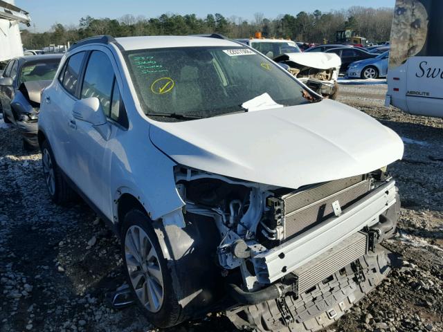 KL4CJASB5HB014842 - 2017 BUICK ENCORE PRE WHITE photo 1