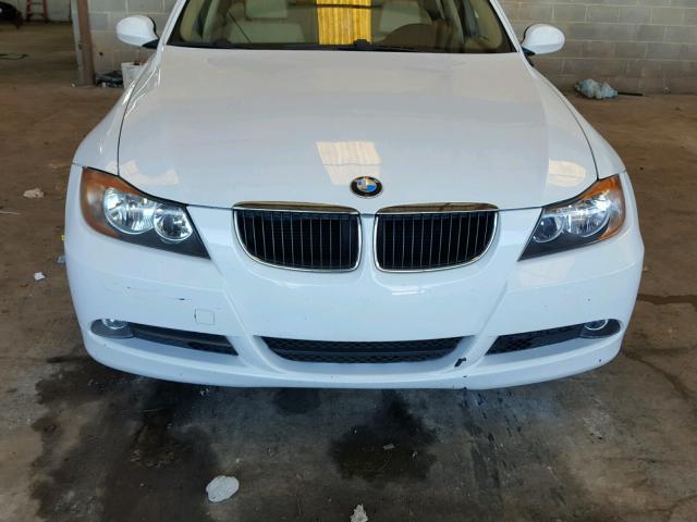 WBAVA375X7NL10978 - 2007 BMW 328 I WHITE photo 9