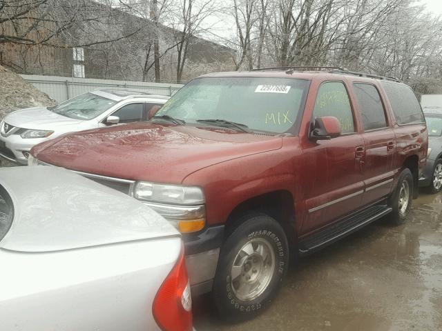 1GNFK16TX3J113259 - 2003 CHEVROLET SUBURBAN K RED photo 2