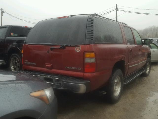 1GNFK16TX3J113259 - 2003 CHEVROLET SUBURBAN K RED photo 4