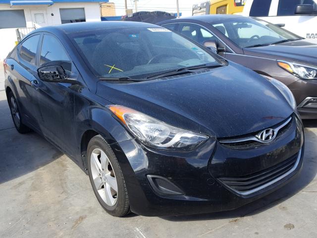 KMHDH4AE4BU172888 - 2011 HYUNDAI ELANTRA GL BLACK photo 1