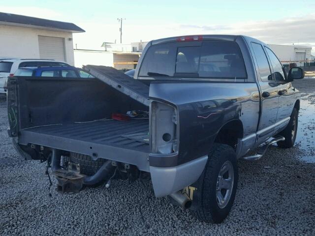 1D7HU18N73J573592 - 2003 DODGE RAM 1500 S GRAY photo 4