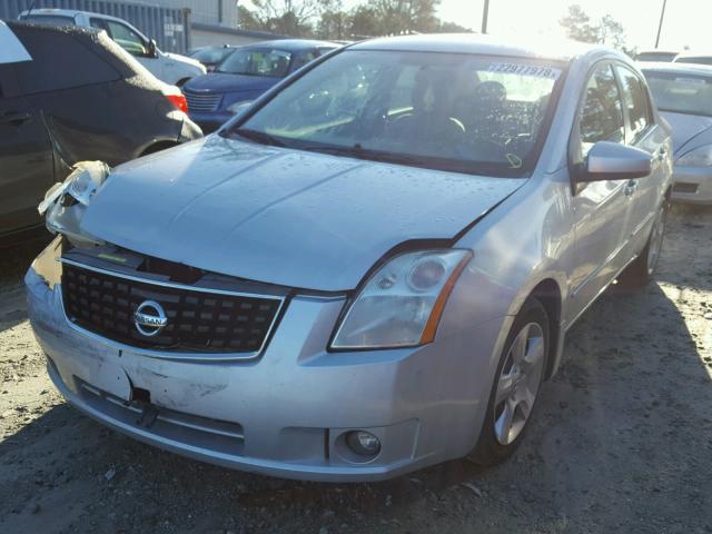 3N1AB61E68L609039 - 2008 NISSAN SENTRA 2.0 SILVER photo 2