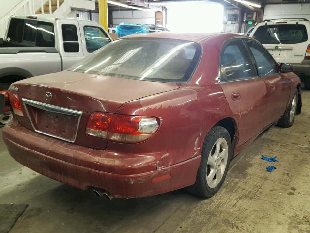 JM1TA221321722345 - 2002 MAZDA MILLENIA RED photo 4