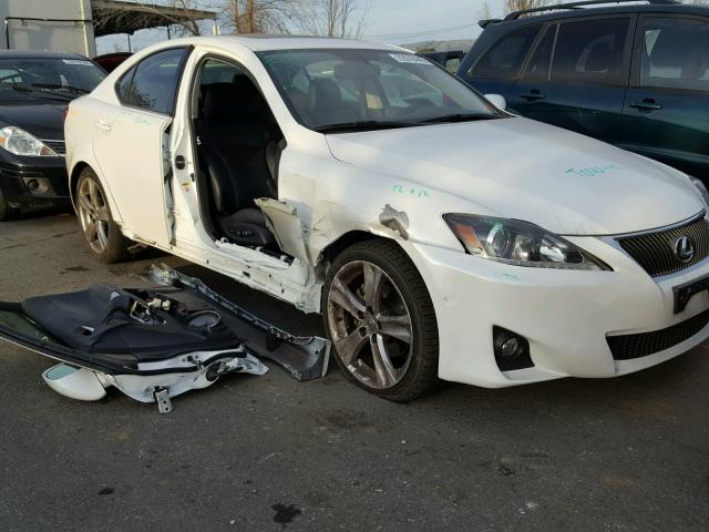 JTHBF5C23B5143823 - 2011 LEXUS IS 250 WHITE photo 1