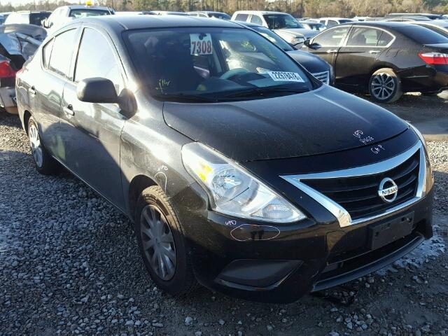 3N1CN7AP2FL882693 - 2015 NISSAN VERSA S BLACK photo 1