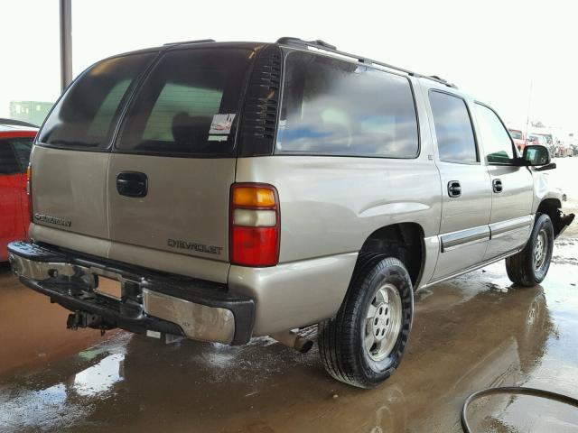 3GNEC16T11G207344 - 2001 CHEVROLET SUBURBAN C TAN photo 4