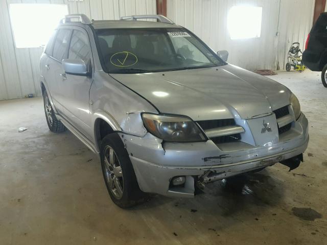 JA4LX41FX6U014308 - 2006 MITSUBISHI OUTLANDER SILVER photo 1