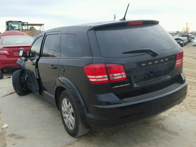 3C4PDCAB3FT719551 - 2015 DODGE JOURNEY SE BLACK photo 3